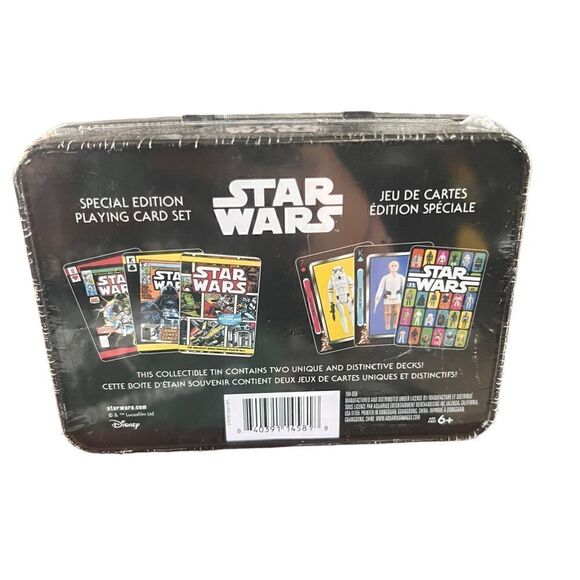 Star Wars Special Edition Playing Card Set Contains 2 Unique Decks in Tin Box - Picture 2 of 2